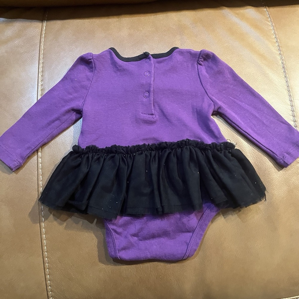 Disney Baby Minnie Mouse "My Little Pumpkin" Halloween Tutu Bodysuit 6-9 Months‎ - Picture 6 of 9